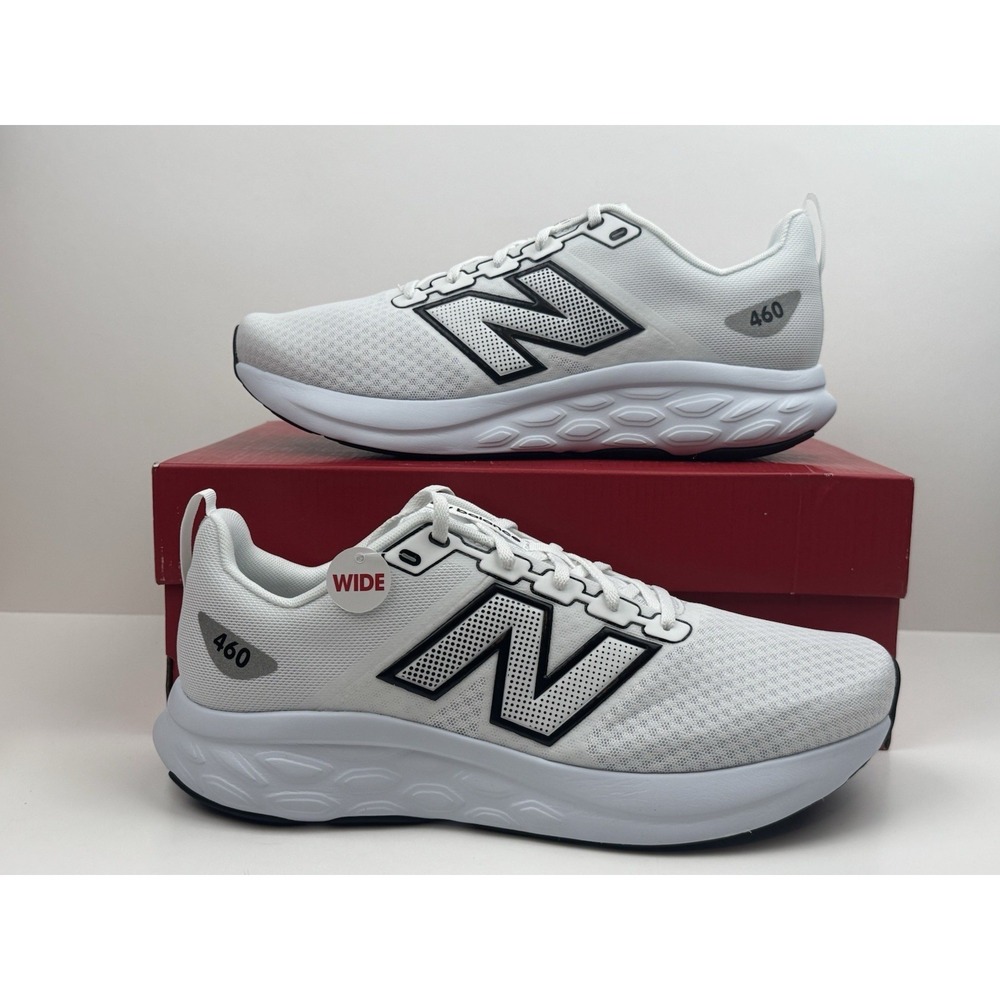 New Balance 460v4 Running Shoes Men's Size 11.5 2E‎ Wide White M460CW4